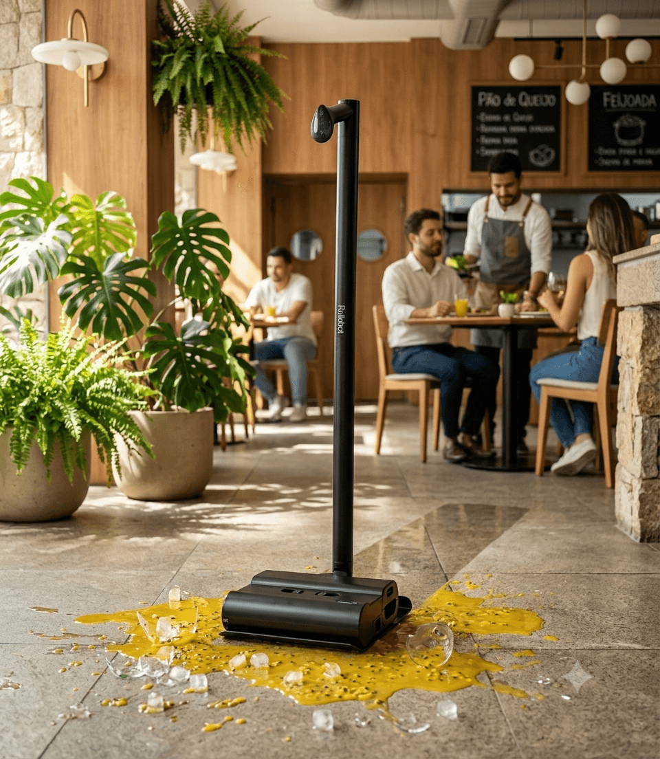RollaBot Black Cleaning Spill