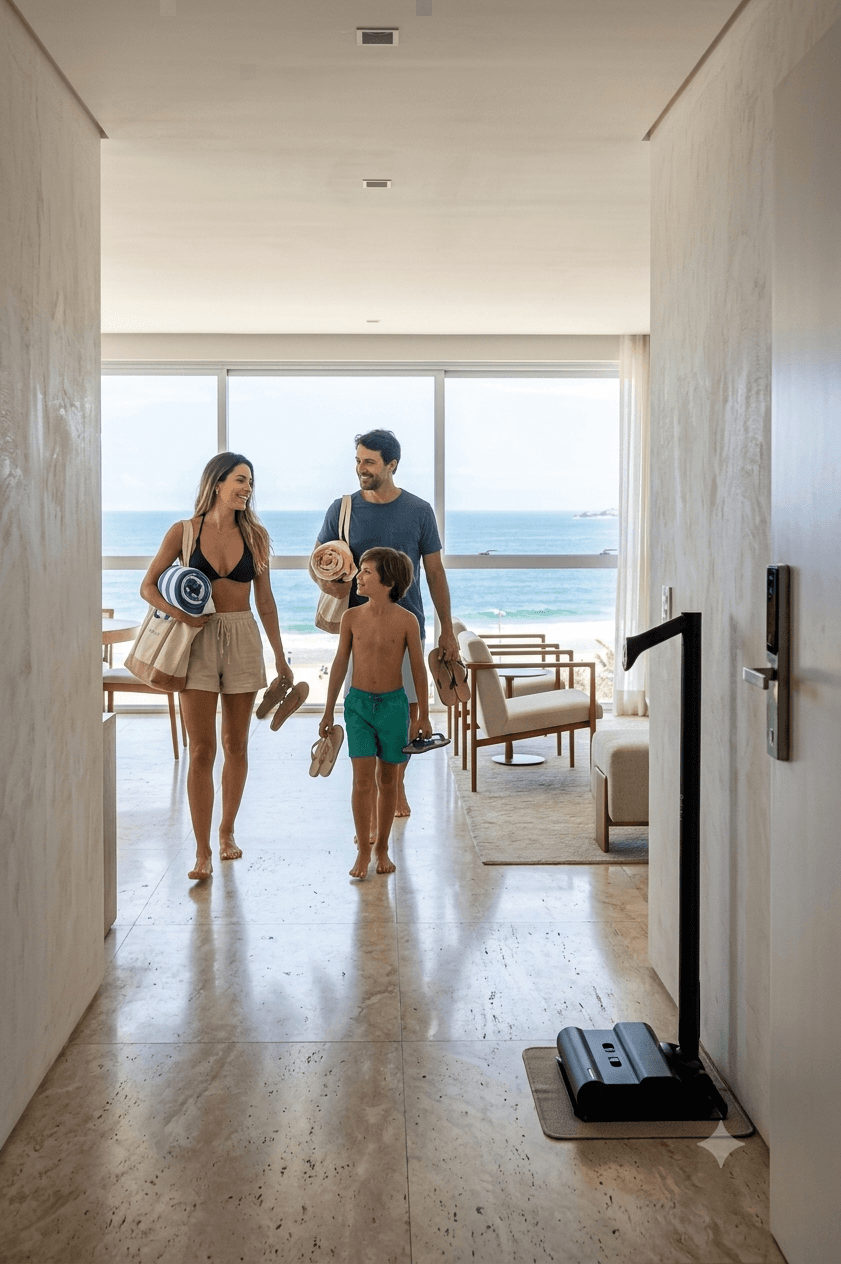 RollaBot Black Entryway Lifestyle