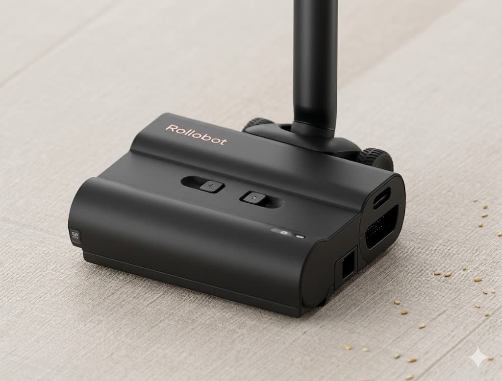 RollaBot Black Top View