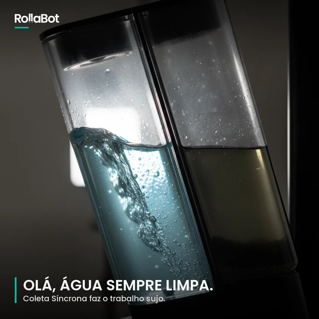 Olá, água sempre limpa. Coleta sincrona faz o trabalho sujo.